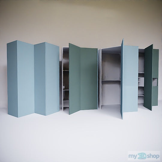PYTHA Tall Corner Cabinets