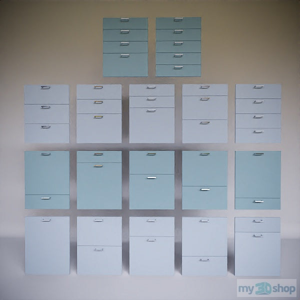 PYTHA V24 Drawer Fronts With Handles