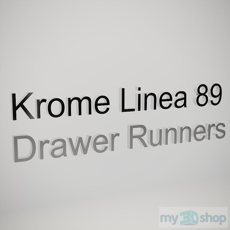 PYTHA V24 Krome Linea 89 Drawer Runners